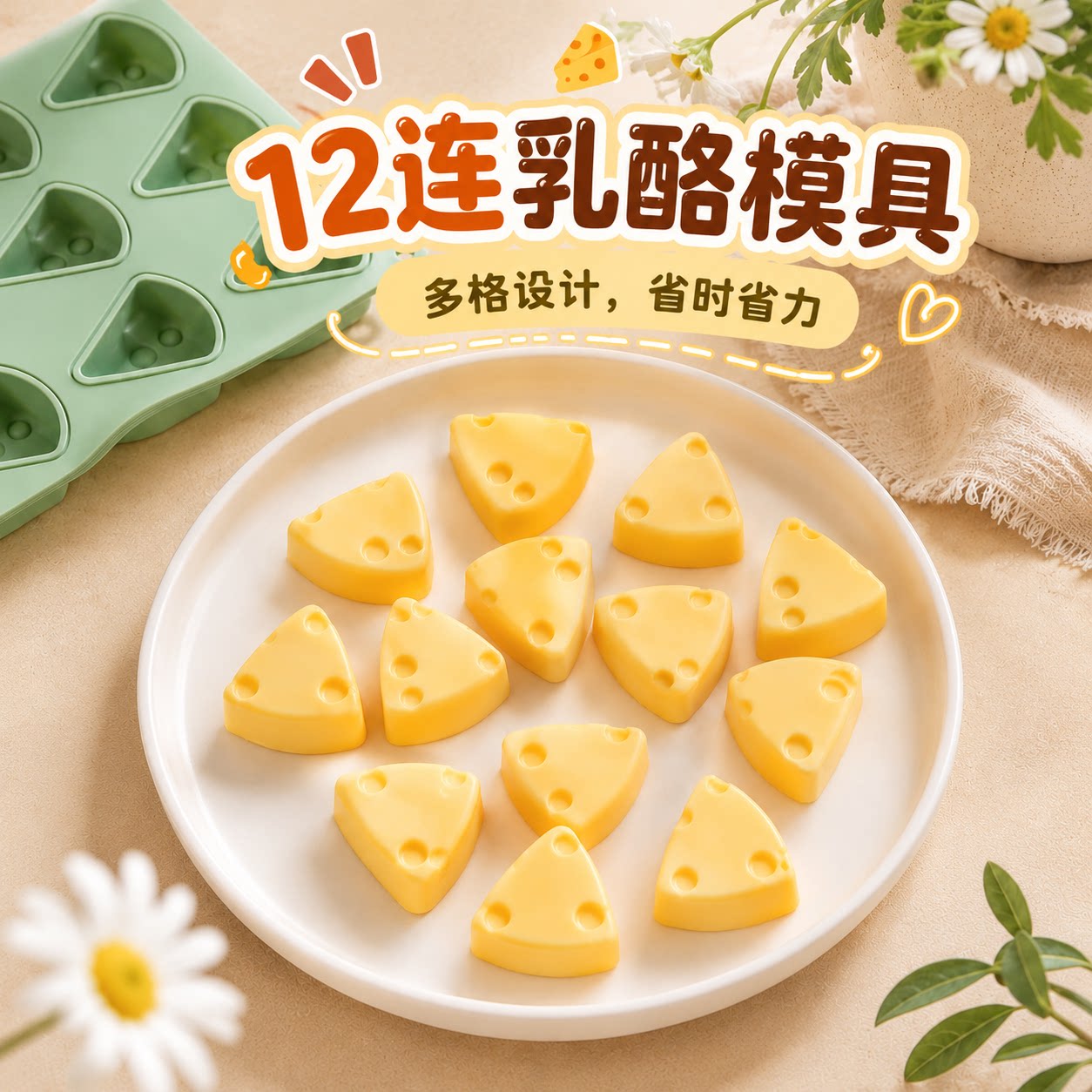 网红乳酪模具猫和老鼠同款diy图片