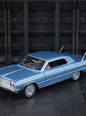 1:26仿真1964款Chevrolet Impala SS老爷车合金模型汽车摆件收藏