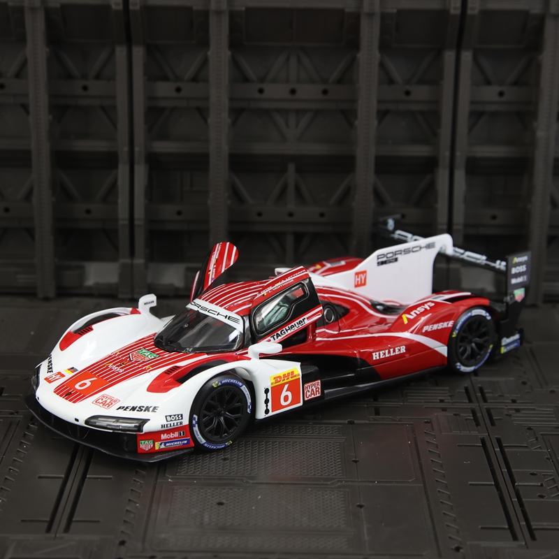 1:24仿真保时捷963#6合金超级跑车模型金属汽车摆件收藏男生礼物