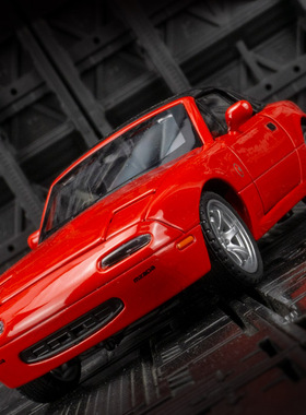 1:32仿真MX-5合金汽车模型金属摆件玩具车马自达声光车儿童男礼物