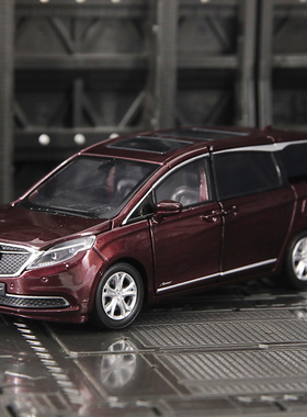 1:32仿真越野合金车模商务车MPV汽车模型车收藏金属摆件送男朋友