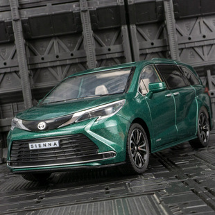 24仿真丰田赛那SIENNA合金商务车模型金属摆件品儿童玩具车收藏