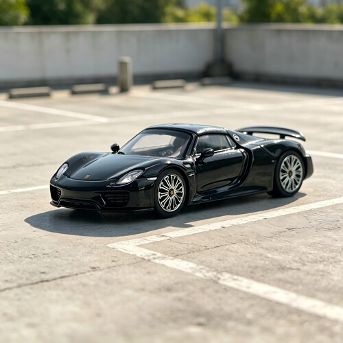 TH 1/64仿真Porsche 918 Spyder合金汽车模型摆件保时捷超跑礼物