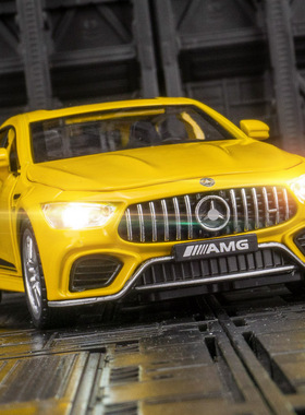 仿真大奔GT63合金汽车模型男孩金属玩具小车超跑赛车摆件礼物收藏