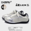 环球加绒二棉鞋女款2025新款冬季保暖内增高德训鞋百搭运动休闲鞋