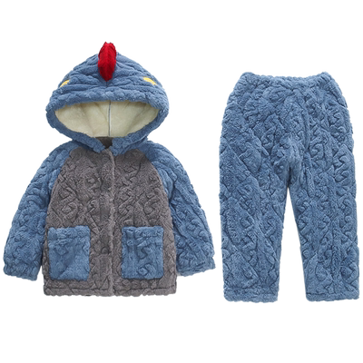 男童宝宝珊瑚绒家居服套装