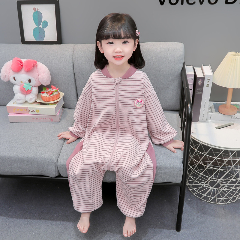 婴儿家居服女孩儿童秋季爬服