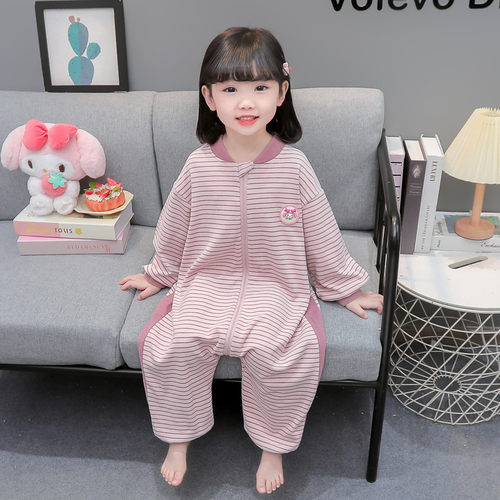 婴儿家居服女孩儿童秋季爬服