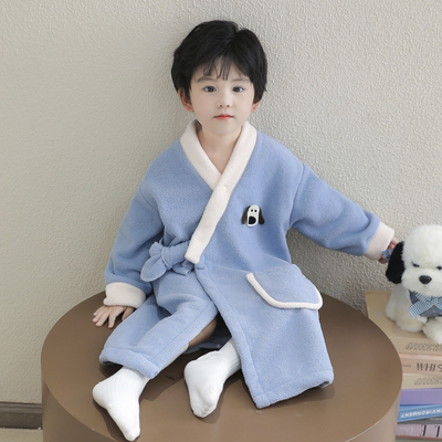 男童秋冬季2025新款睡衣