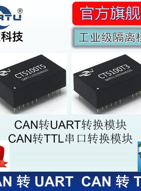 全控科技 CAN转UART串口 CAN转TTL模块 工业级隔离 CTS100 CSM100