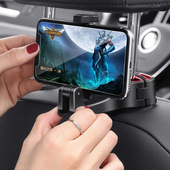 车载座椅背隐藏挂钩隐形汽车内后排手机支架实用好物车上用品大全