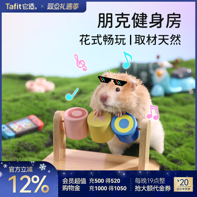 它适朋克健身房仓鼠玩具