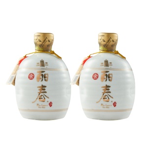 塔牌十年陈金丽春350ml瓶装黄酒半干型糯米老酒绍兴特产花雕酒