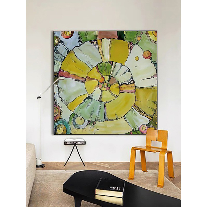 波普风  抽象艺术涂鸦彩色装饰画客厅玄关走廊背景墙民宿酒店挂画