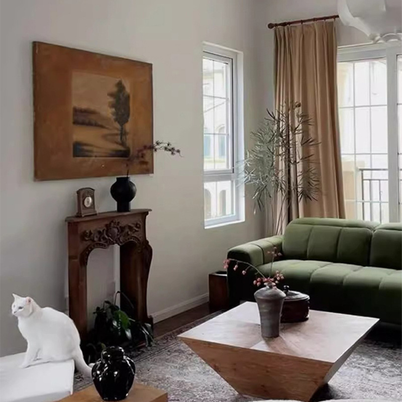 中古《沧海桑田》客厅装饰画背景墙上卧室餐厅走廊别墅侘寂风挂画