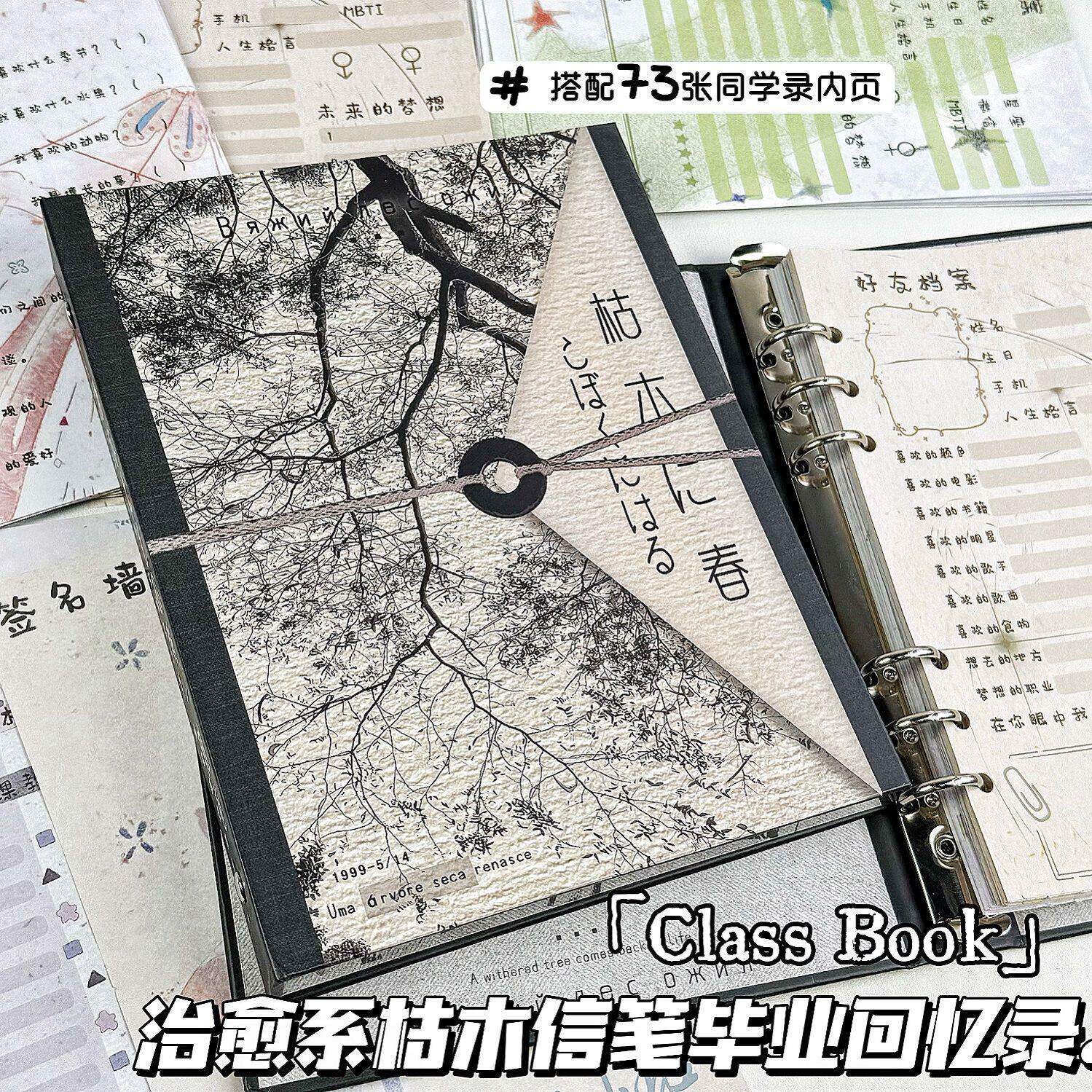 日系二次元同学录小学生六年级毕业成长纪念册2026新款简约小众in