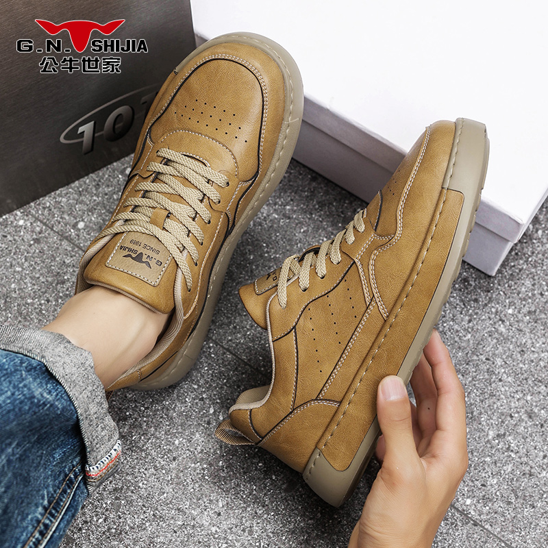 公牛世家男鞋秋季舒适百搭