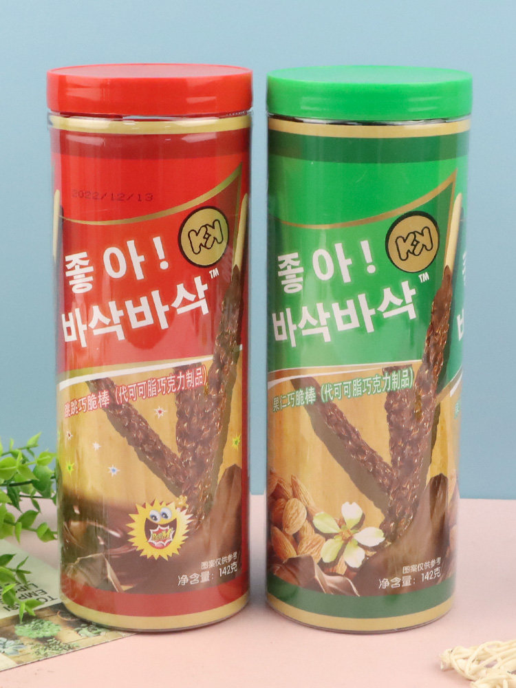 超友味kk果仁巧脆棒142g办公室女生解馋休闲小零食果仁巧克力饼干