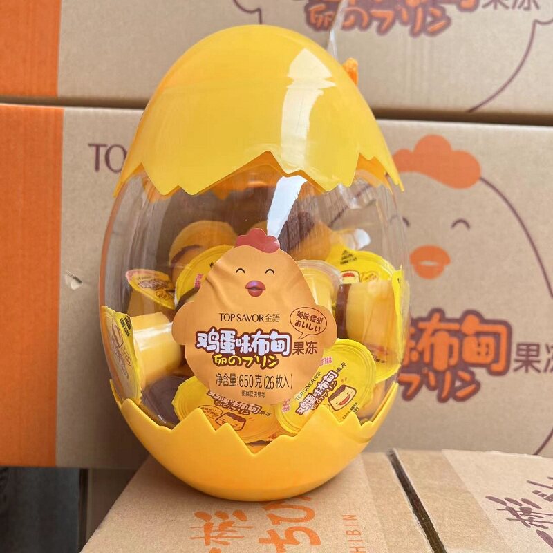金语鸡蛋味布丁果冻650g