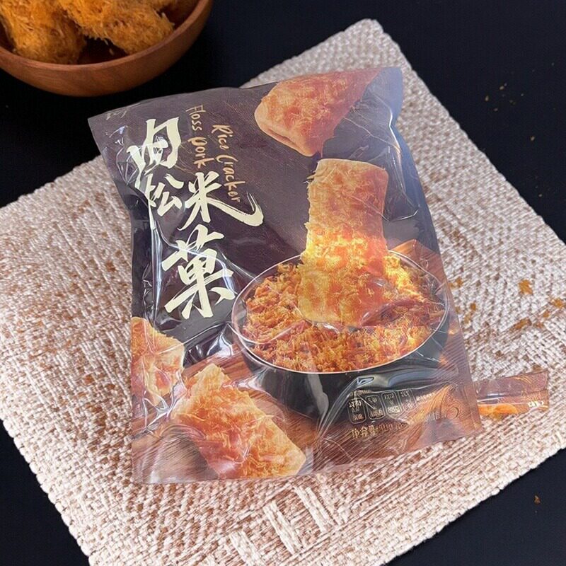 金语肉松米菓388g袋装含油型非油炸膨化食品肉松米饼雪饼追剧零食