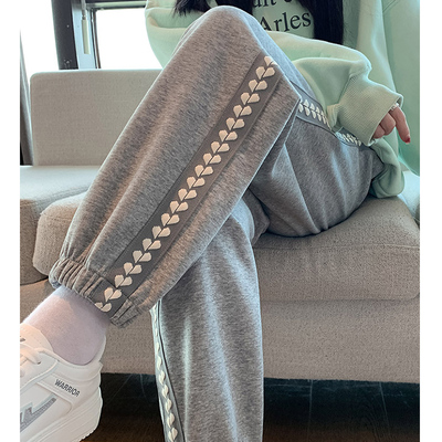 女大童春秋运动卫裤儿童休闲裤子