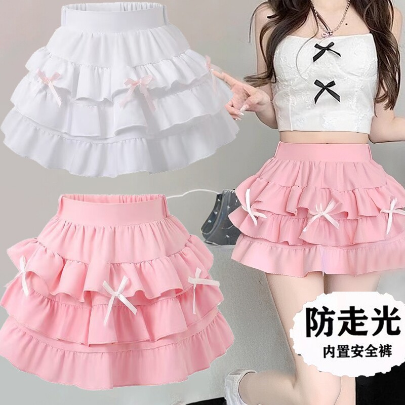 洋气蛋糕裙女童春秋夏甜美公主裙