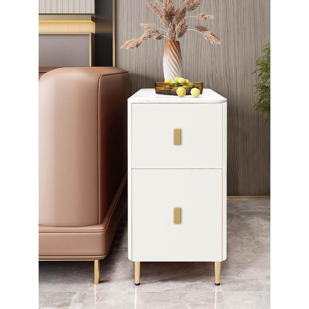 25公分沙发边几角几侧边柜简约现代实木柜长条窄款夹缝柜梳化边柜