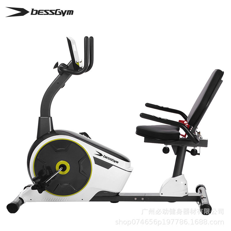 必动BESSGYM高端智能静音LED显屏家用卧式健身车健身器材BG-8708R