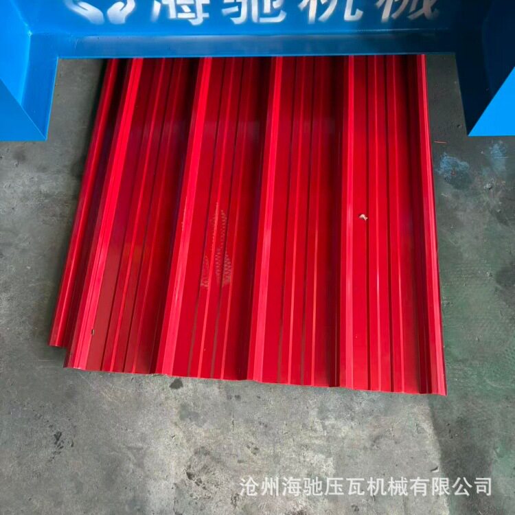 海驰机械双层压瓦机彩钢琉璃瓦图片