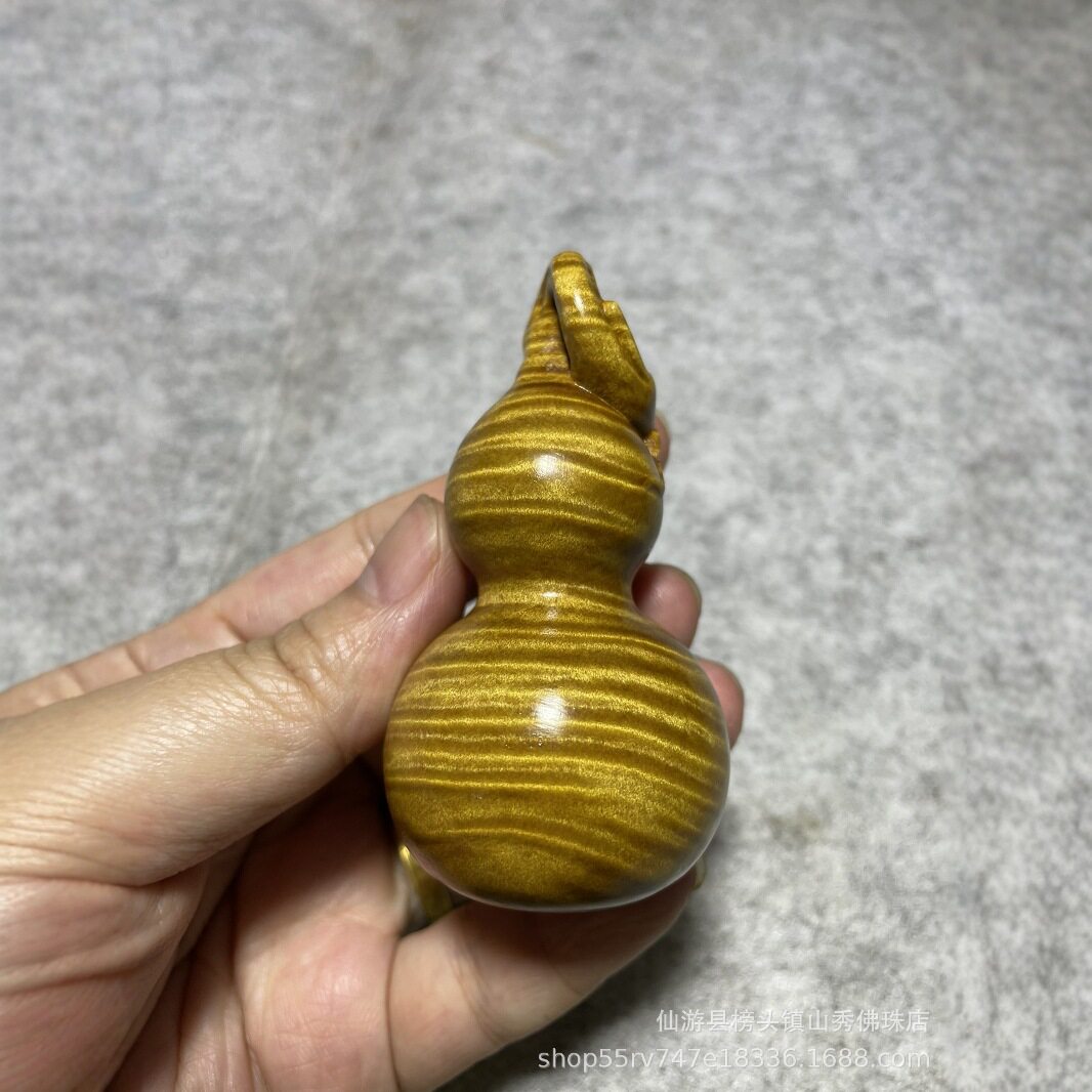 金丝楠木沉木老料手雕葫芦把件