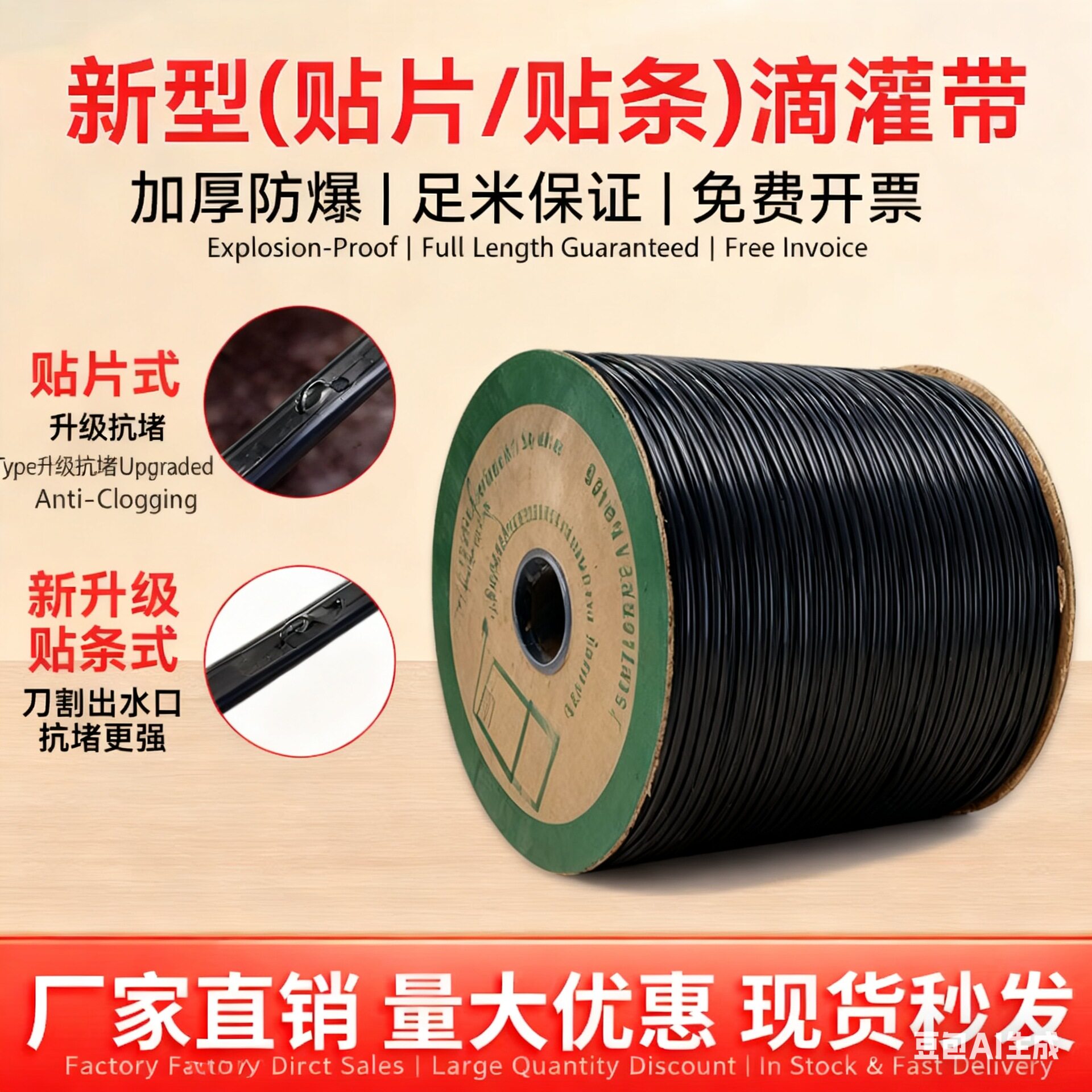 农用大棚蔬菜微喷滴灌带