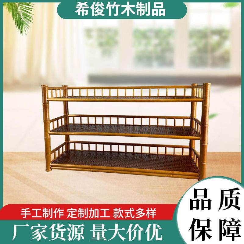 复古席面三层置物架茶具架茶道摆件文玩收纳两层茶杯架迷你博古架
