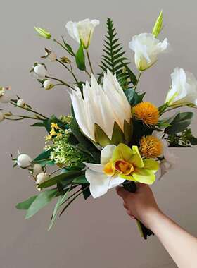 M217B清新手札花束仿真花束餐桌台面婚礼售楼处样板间假花