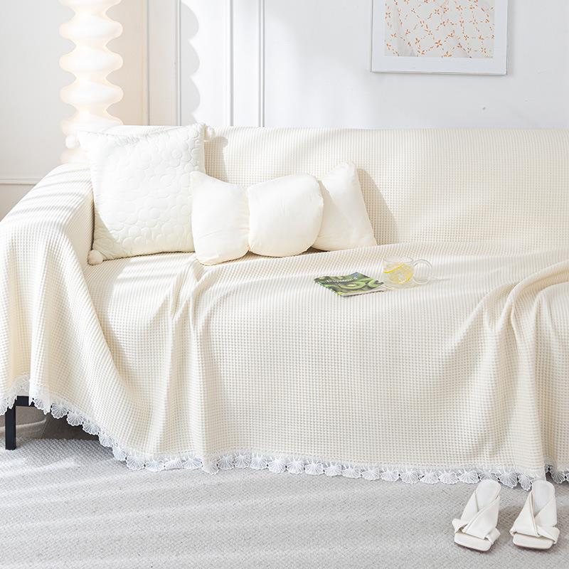 夏季凉感冰丝沙发巾轻奢沙发垫一片式全盖防滑沙发套罩盖布奶新品