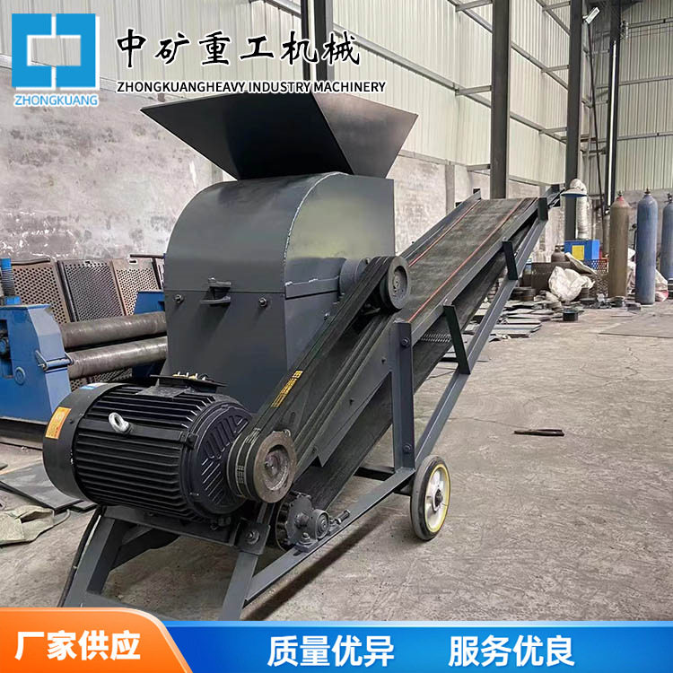 苗床农田种植土锤头式输送粉碎机