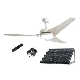 60英寸3叶白色40W太阳能吊扇含遥控