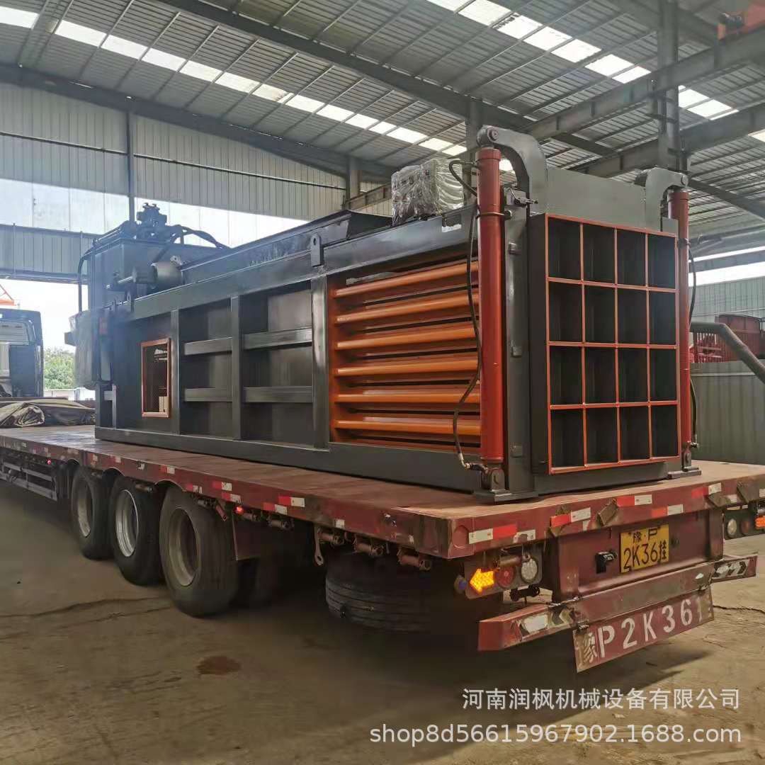 全自动液压打包机牧草废纸易拉罐