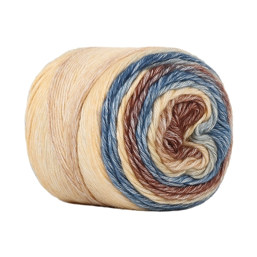 九色鸟 Шарф, плетеный клубок пряжи ручной работы, набор материалов, свитер, градиент, DIY