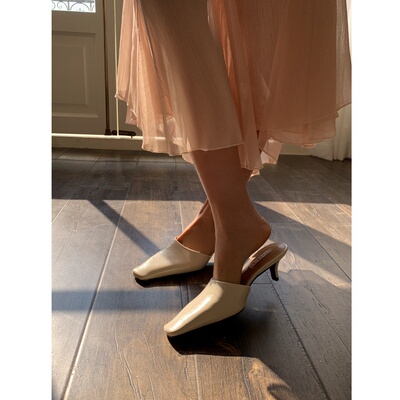 Starkela暴走不累复古低跟半拖女