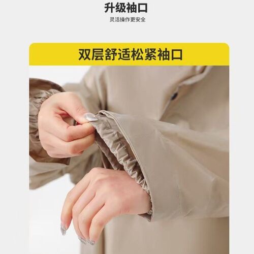 【新疆西藏包邮】新款电动车雨衣全身一体式加长加厚防暴雨骑行雨