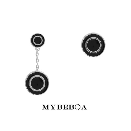 MYBEBOA/美缤宝灵动系列黑珐琅圆