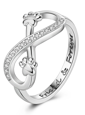 MYBEBOA美缤宝戒指女款2026新款永恒爪印戒指独特漂亮