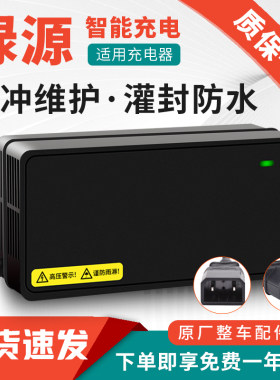 适用绿源电动车电瓶充电器