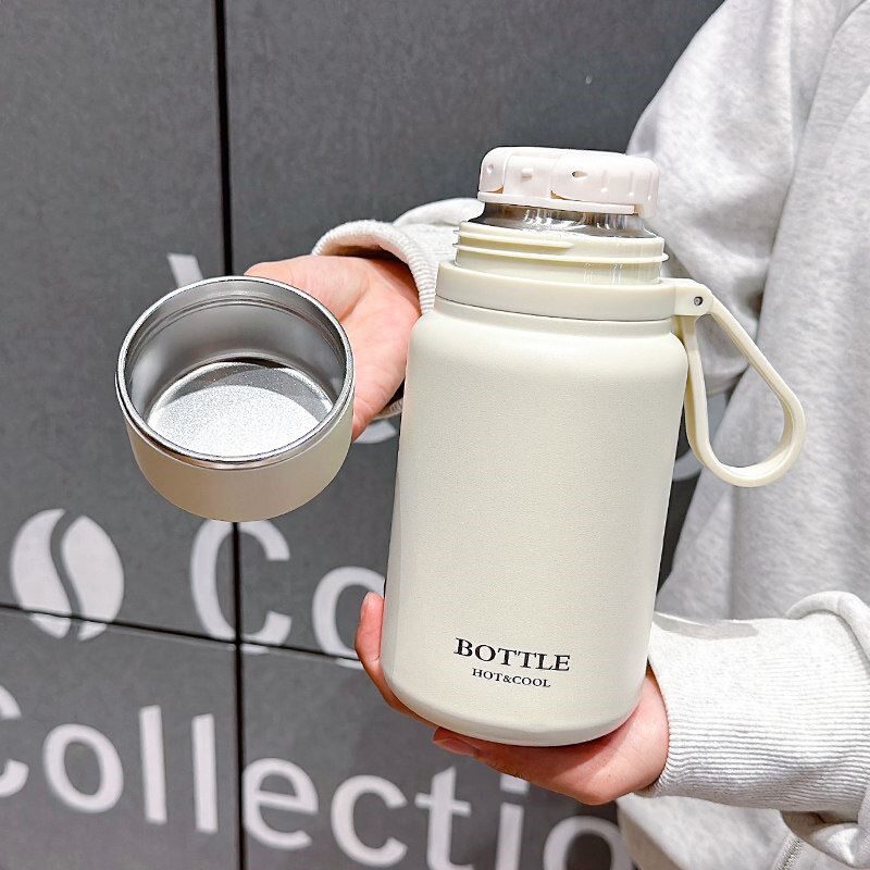 316不锈钢保温杯大容量茶水分离泡茶杯子学生便携水杯带盖可喝水