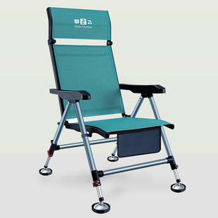 智飞钓椅2025新款超轻折叠钓鱼椅凳欧式野钓多功能台钓全地形躺椅