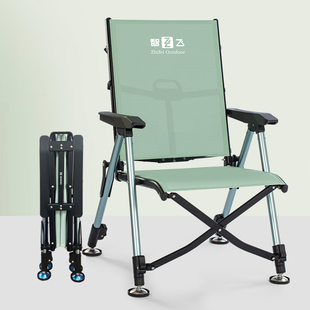 智飞新款竖折叠小欧式钓椅便携轻便全地形多功能野钓黑坑超轻椅