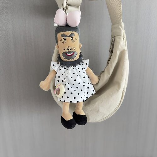 牛爷爷毛绒挂件大耳朵图图自制周边包挂搞怪玩偶娃衣服套装小裙子