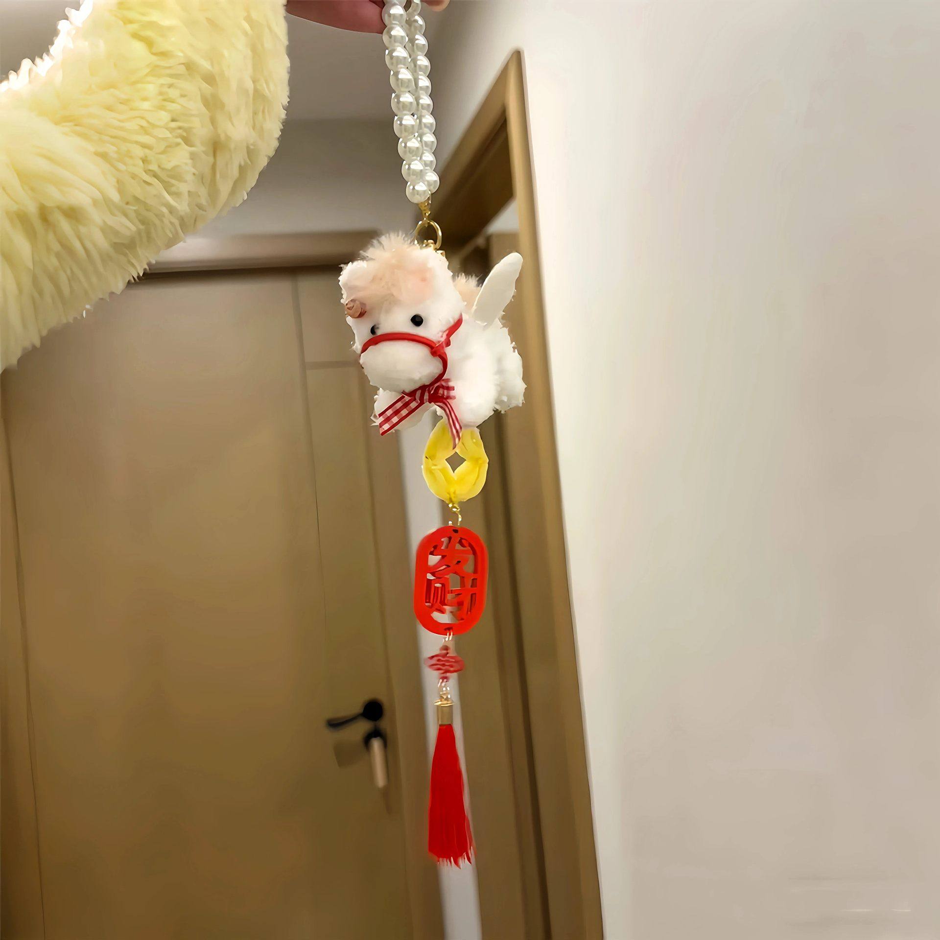 马上发财小马风铃创意扭扭棒手工DIY材料包居家亲子手工装饰挂件,玩具/童车/益智/积木/模型,手工串珠/穿珠/首饰编织,淘宝优惠券,粉丝福利购,淘宝优惠卷