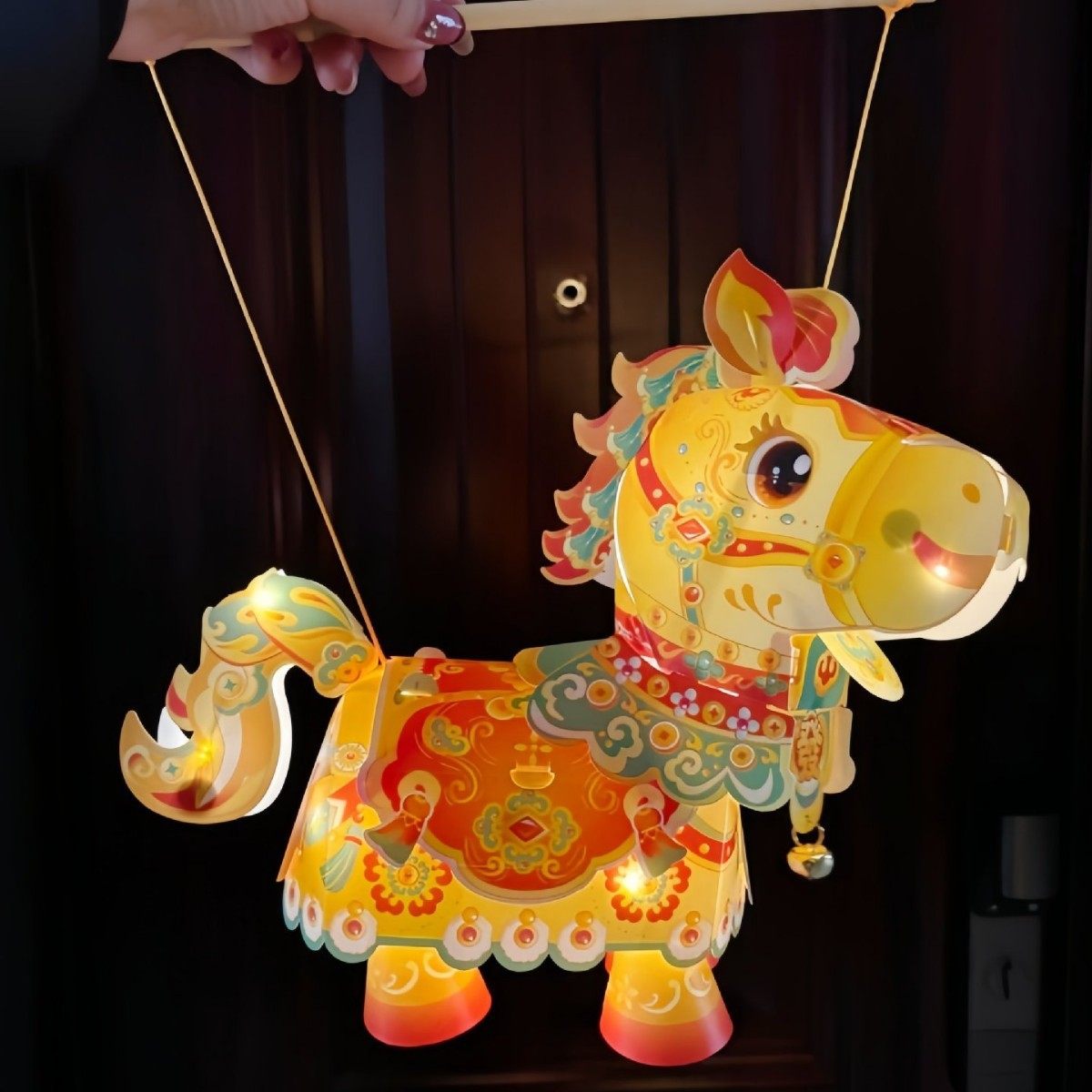 马年春节元宵马上发灯笼手工diy材料包儿童手提发光花灯新年礼物,节庆用品/礼品,灯笼材料包,淘宝优惠券,粉丝福利购,淘宝优惠卷