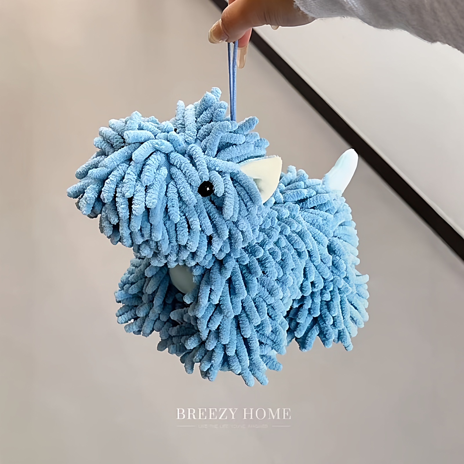 潦草小狗擦手巾可爱雪尼尔毛绒